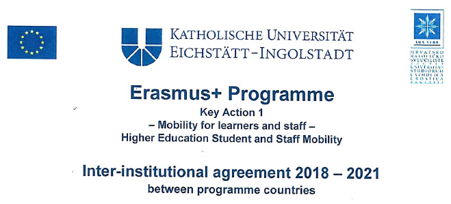 HKS potpisao Erasmus+ Inter-Institutional Agreement sa Katoličkim sveučilištem u Ingolstadtu