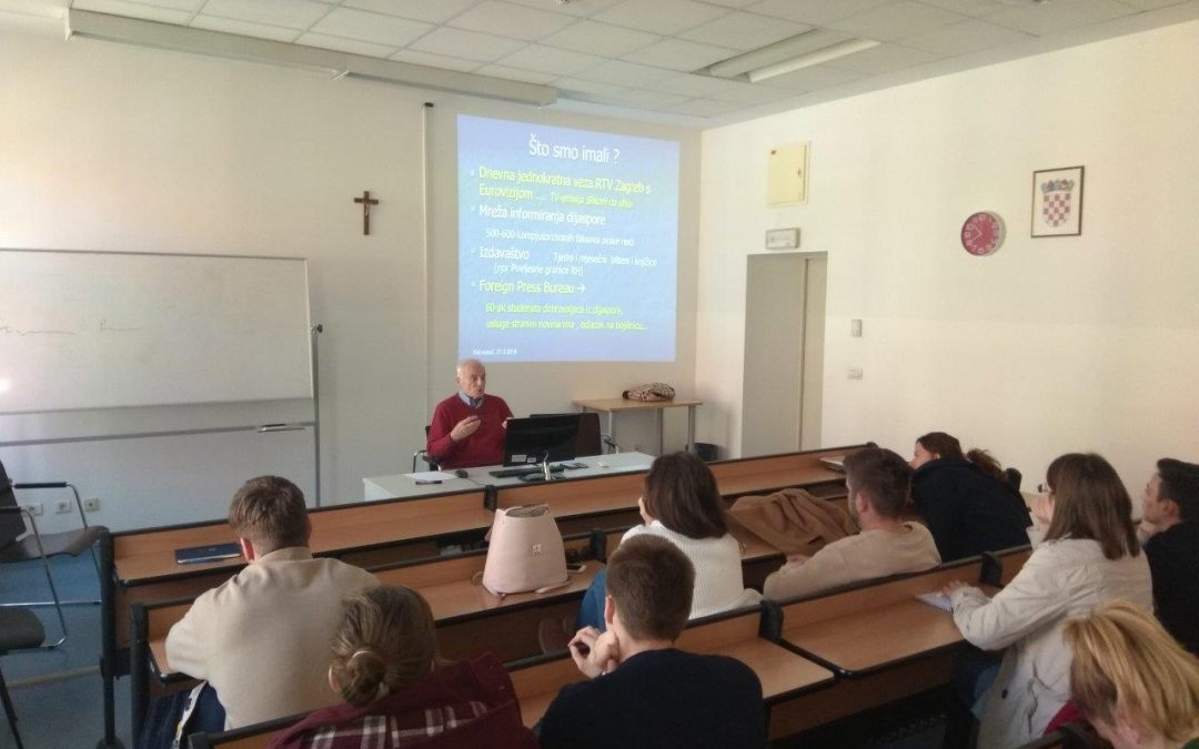 Predavanje Branka Salaja na kolegiju Međunarodna komunikacija