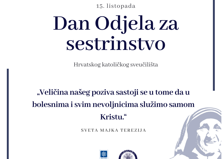 Čestitka rektora Tanjića prigodom Dana Odjela za sestrinstvo