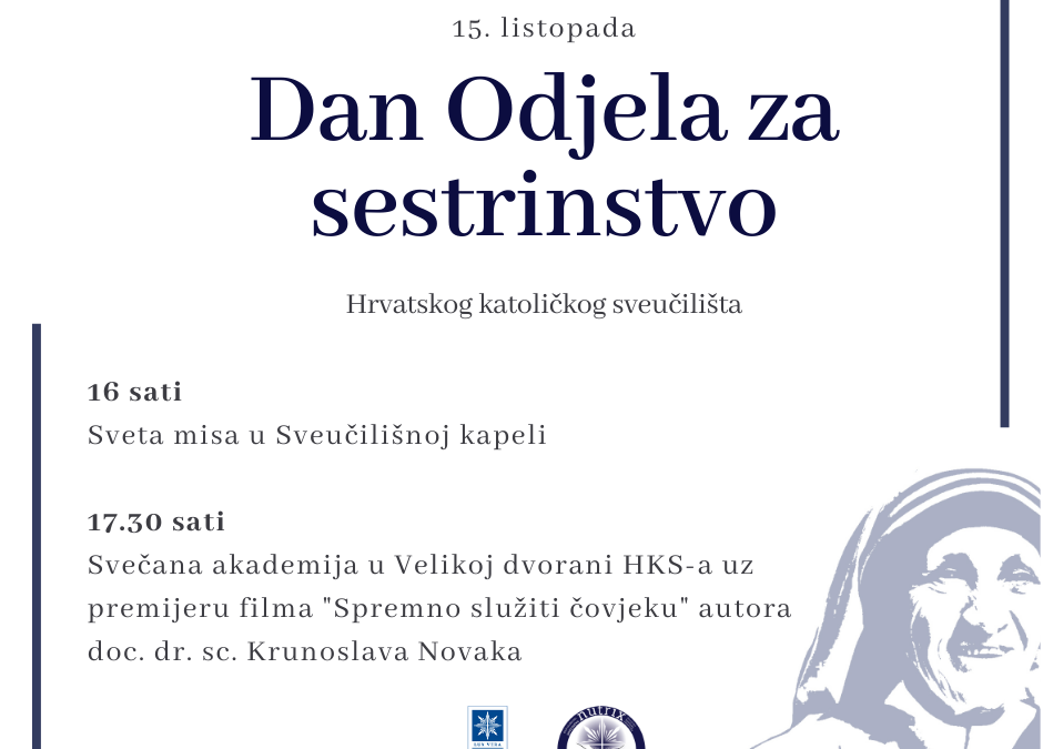 Pozivnica na Dan Odjela za sestrinstvo