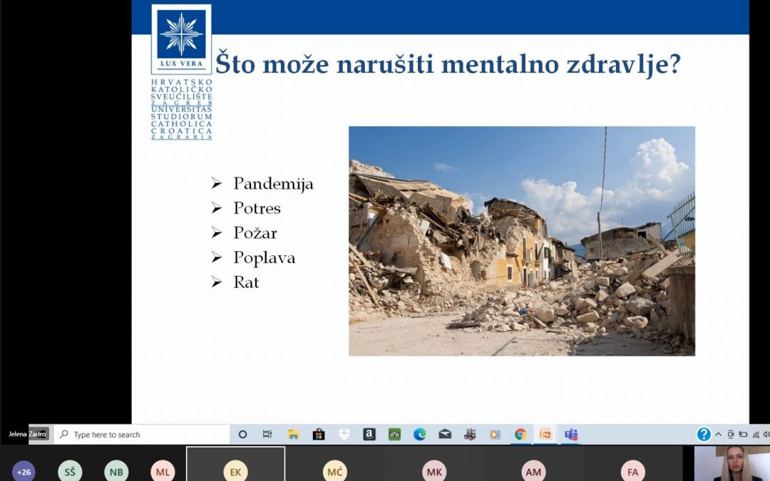 Predavanje u sklopu projekta “Osposobljavanje mladih u kriznim situacijama”