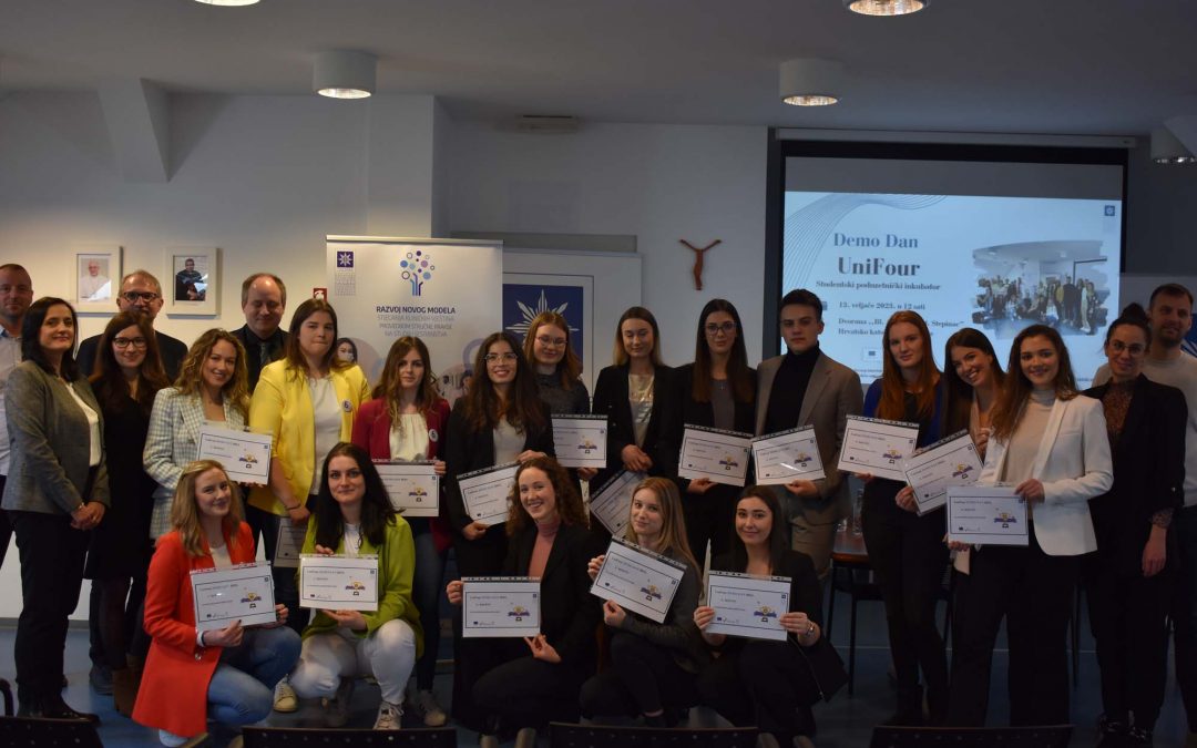 Završnica studentskog poduzetničkog inkubatora UniFour