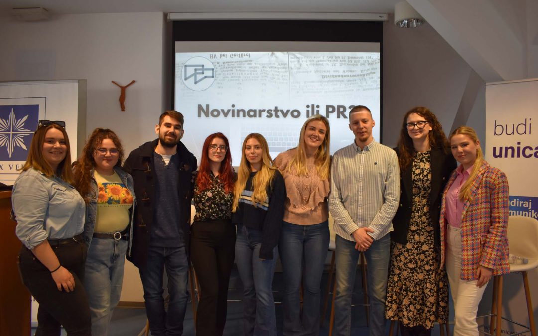 Održan okrugli stol kluba studenata komunikologije HKS-a PRotagonisti pod nazivom „Novinarstvo ili PR?“