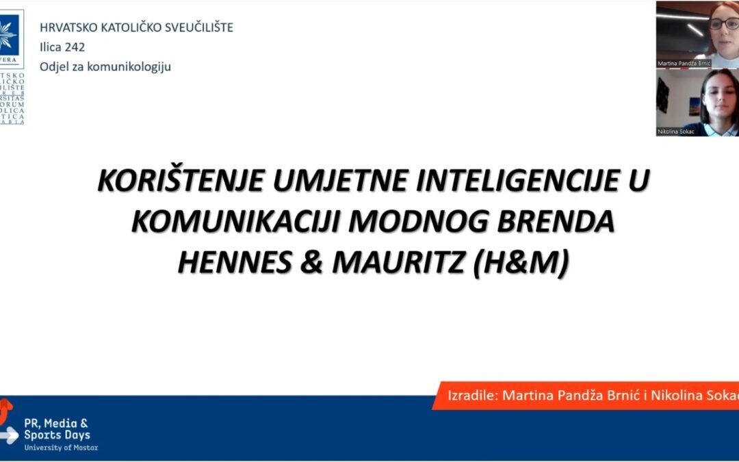 Studentice komunikologije izlagale na međunarodnoj konferenciji o umjetnoj inteligenciji i odnosima s javnošću